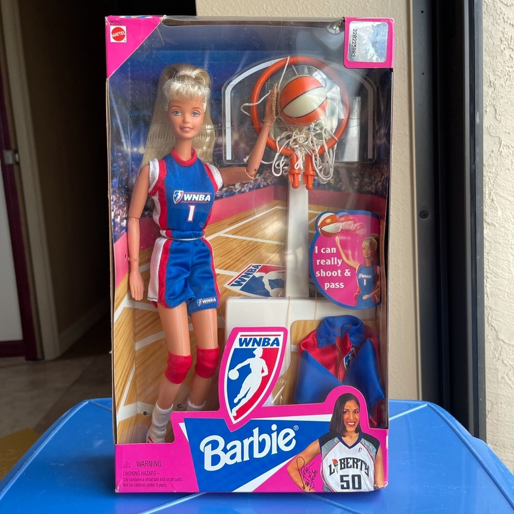 WNBA Basketball Blonde Barbie Doll